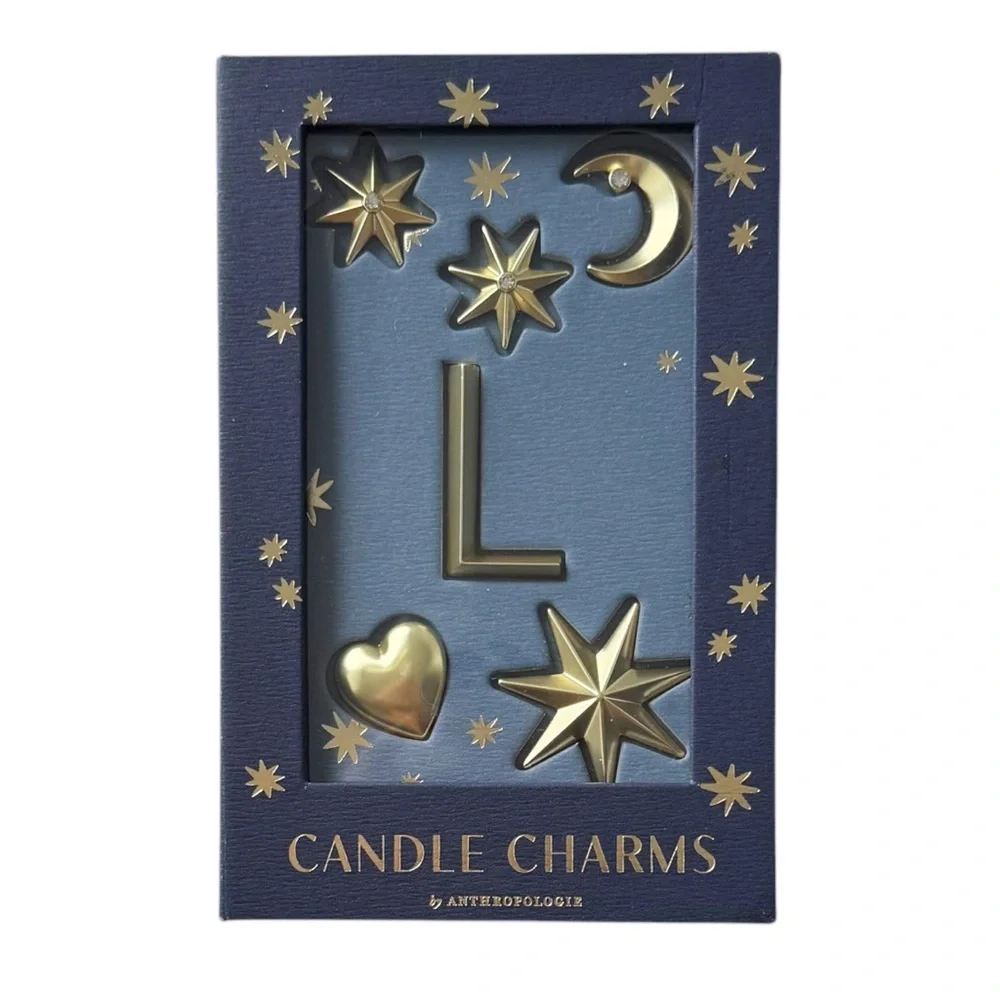 Anthropologie Monogram Candle Charms | L_7